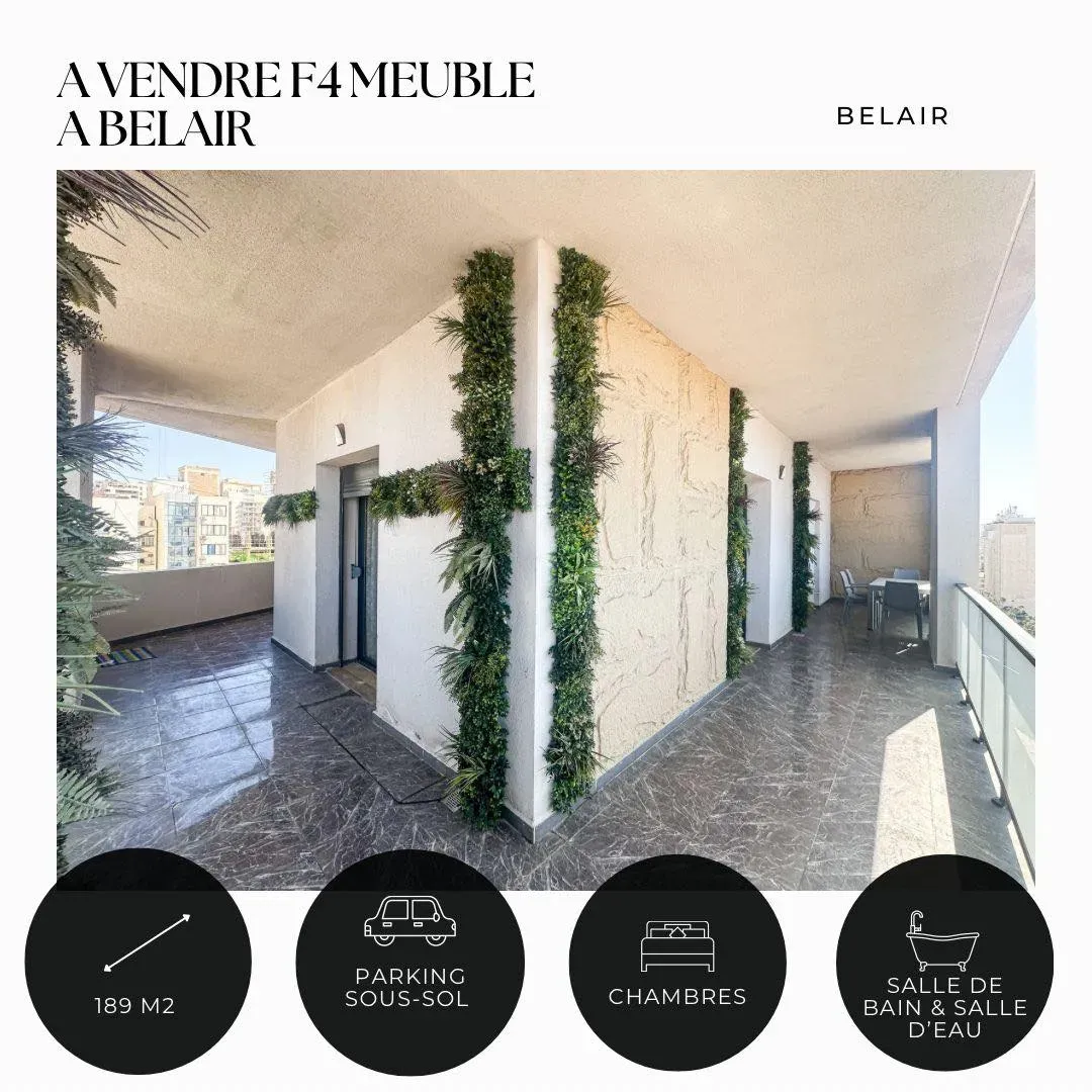 Appartement F4 – Belair, Oran