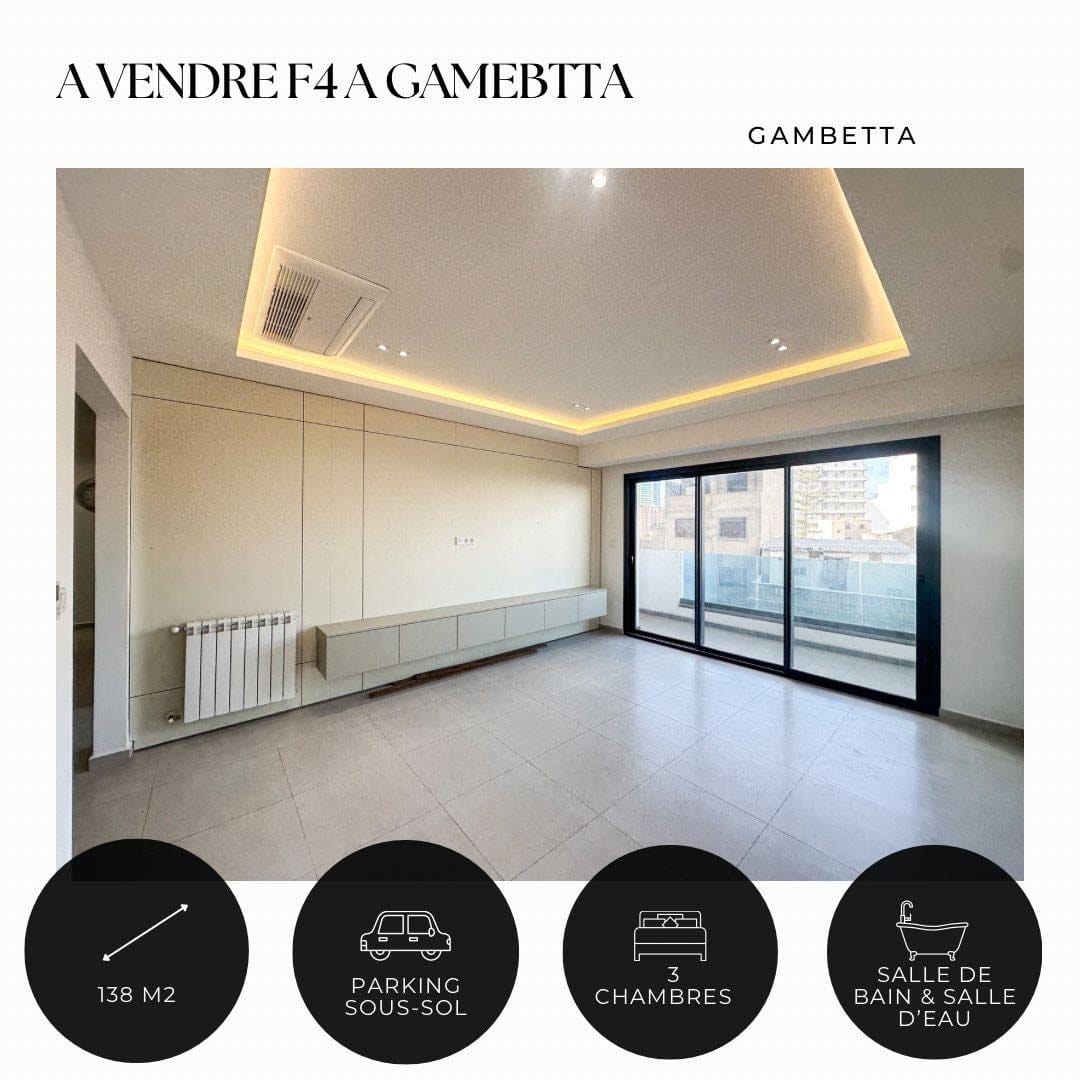 Appartement F4 – Gambetta, Oran