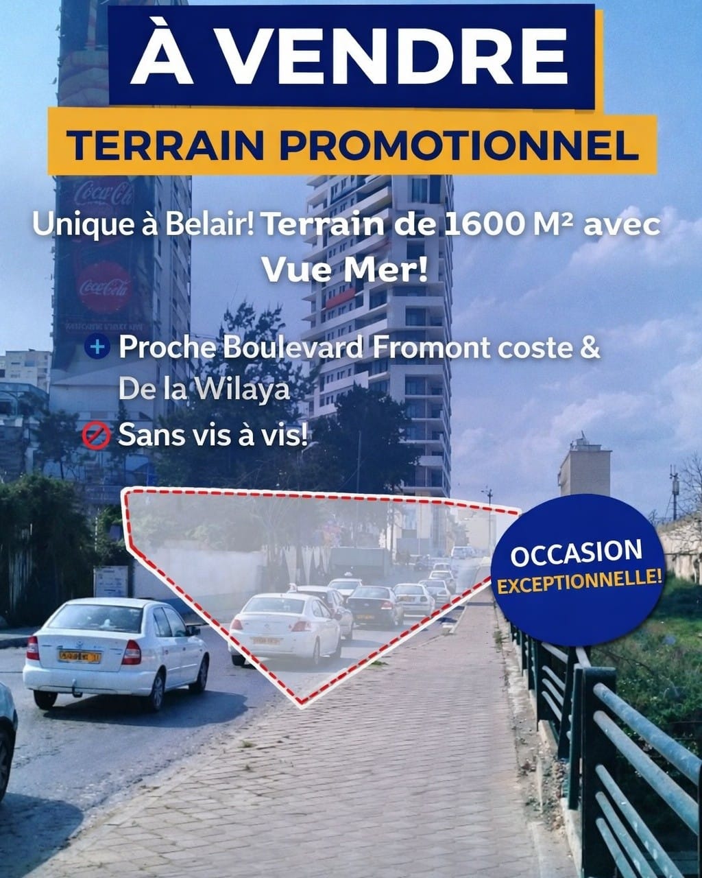 Terrain Constructible – Belair, Oran