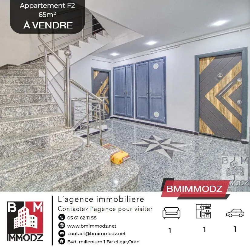 Appartement F2 – Belgaid, Bir El Djir