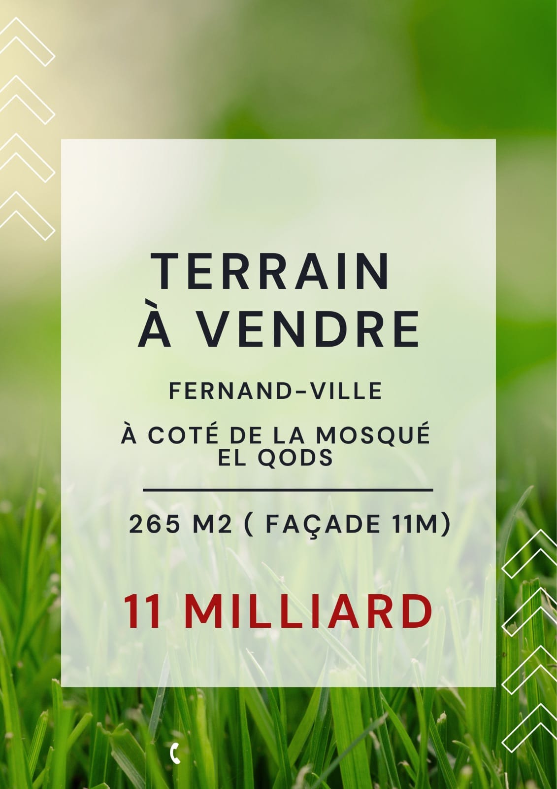 Terrain Constructible – Fernand Ville, Bir El Djir
